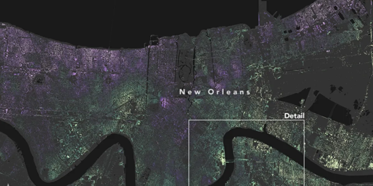 Observing How Quickly New Orleans Is Sinking NASA Applied Sciences
